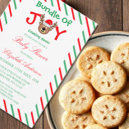 Paket med glädjens babystövel inbjudningar