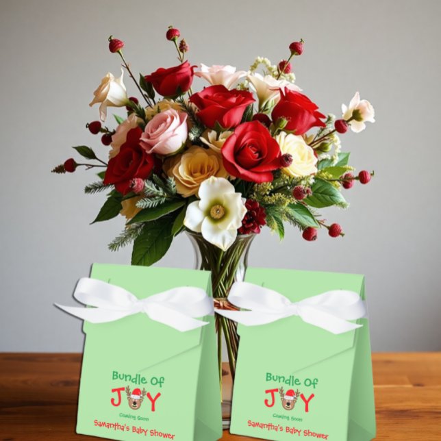 Paket med Joy Jul Baby Shower Presentaskar (Skapare uppladdad)