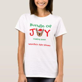 Paket med Joy Jul Baby Shower T Shirt