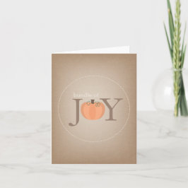 Paket med Joy Pumpkin Baby-kort Kort