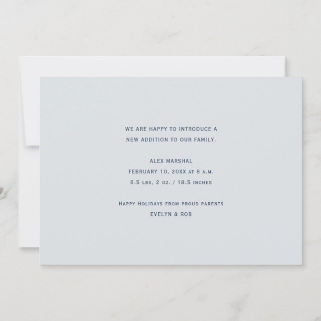 paket med kort för meddelande om glädjens helgdag (Baksida)