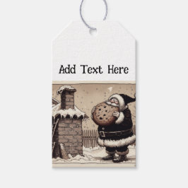 Paket med tio Personligers jultomte-Märkre Presentetikett