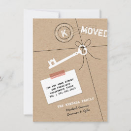 Paket och Nyckel House Party & Flytta Notice Inbjudningar