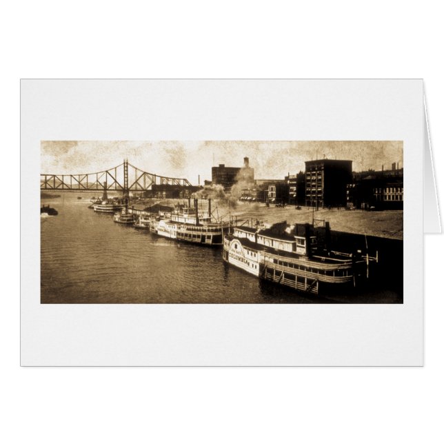 Paket som landar vykortet för Monongahela Hälsningskort (Framsidan Horizontal)