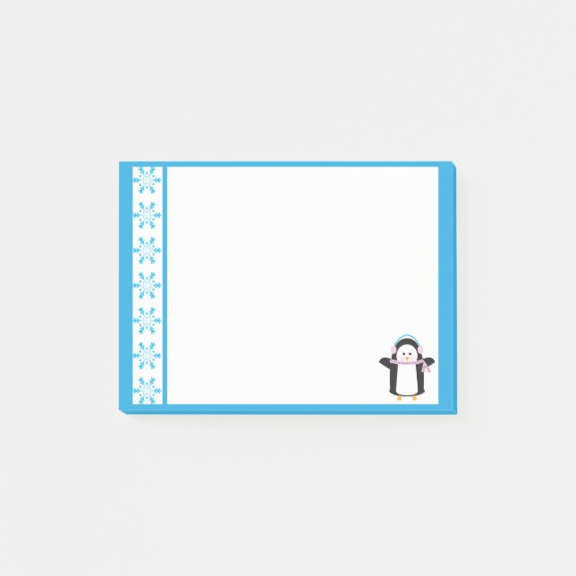 Paketerad upp Penguin Post-it Block (Framsida)