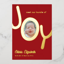 Paketet JOY Real Gold Foil Photo Birth