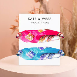 Paketkort för hårtillbehör, Visning