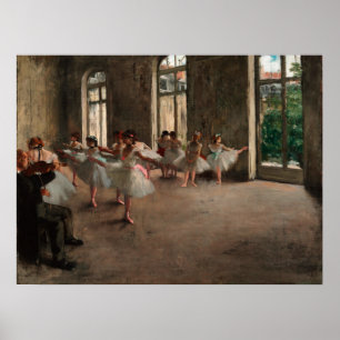 Paketrepetition - Edgar Degas - 1873 Poster