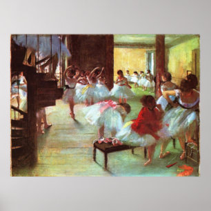 Paketrepetition - Edgar Degas - 1880 Poster