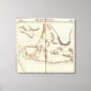 Pakistan, Asien 80 Canvastryck