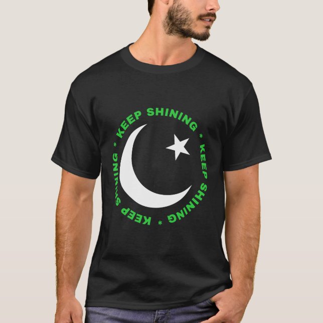 Pakistan Behålla shing T Shirt (Framsida)