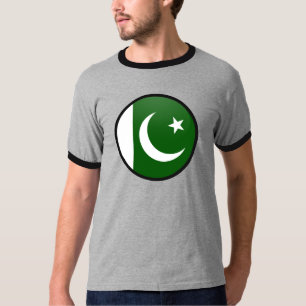 Pakistan cirklar den kvalitets- flagga t shirt