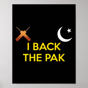 Pakistan Cricket I Ck Pakistanska Cricket Tröja Poster