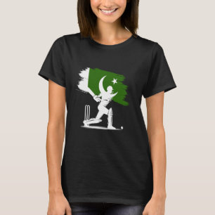 Pakistan Cricket Jersey 2024 Cricket Flagga of Pak T Shirt