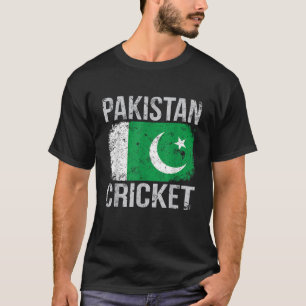 Pakistan Cricket Pakistani Flagga Cricket T Shirt