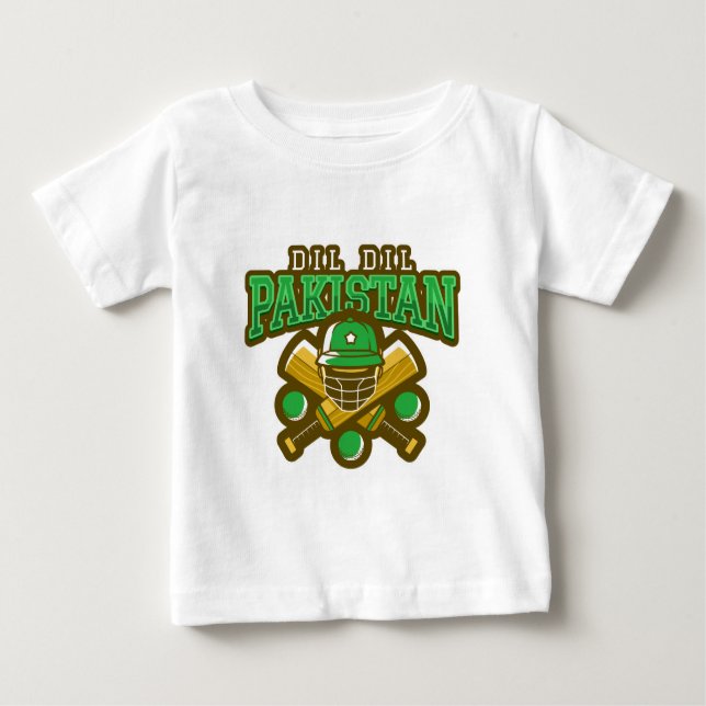 Pakistan Cricket T Shirt (Framsida)