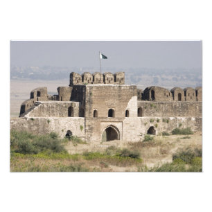 Pakistan, Dina. Talaqi Gate sedd från Fototryck