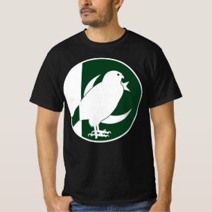 Pakistan Falcon Pakistani National Animal Flagga T Shirt
