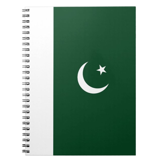 Pakistan flagga anteckningsbok (Framsidan)