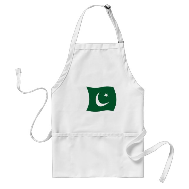 Pakistan Flagga Apron Förkläde (Framsidan)