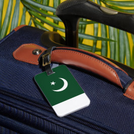 Pakistan flagga bagagebricka