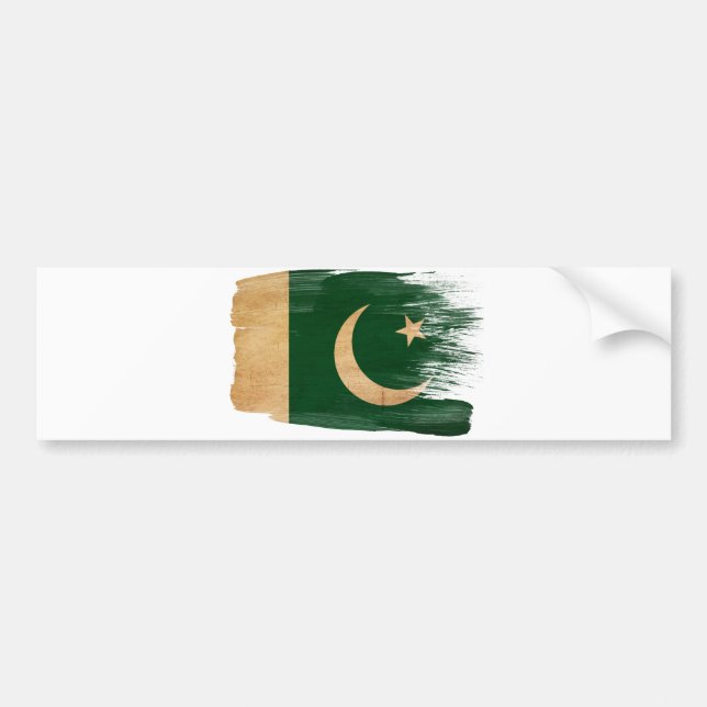 Pakistan flagga bildekal (Framsidan)