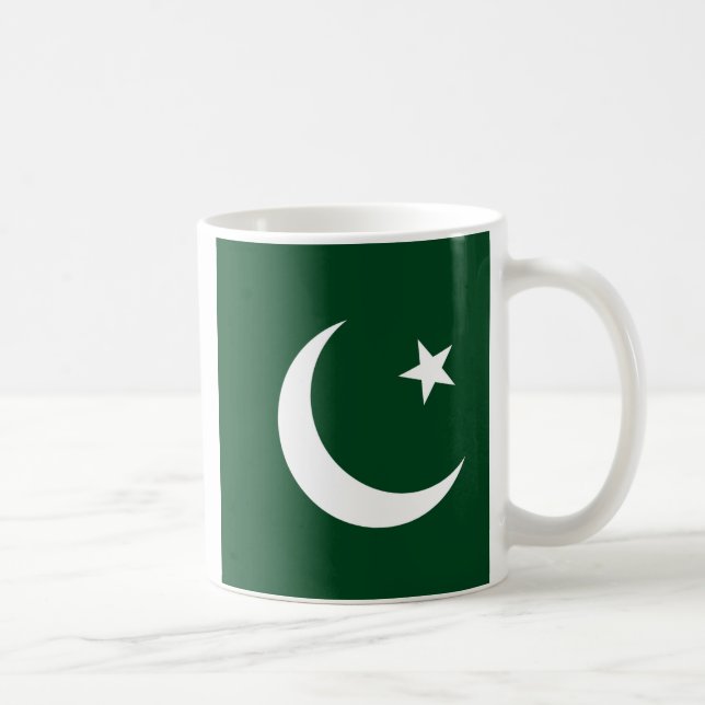Pakistan Flagga Ceramic Coffee Mugg (Höger)