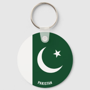 Pakistan Flagga Charming Patriotic Nyckelring