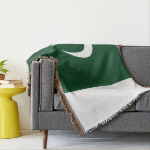 Pakistan flagga filt