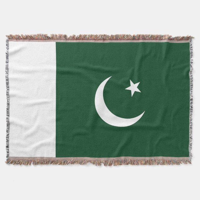 Pakistan flagga filt (Framsidan)