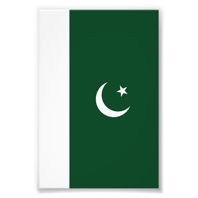 Pakistan flagga fototryck (Framsidan)