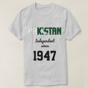 Pakistan Flagga Independence Firande T Shirt