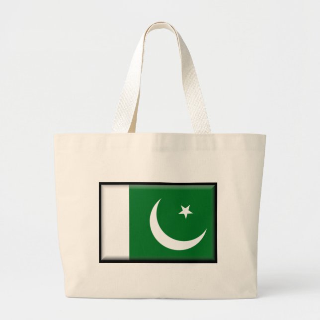Pakistan flagga jumbo tygkasse (Framsidan)