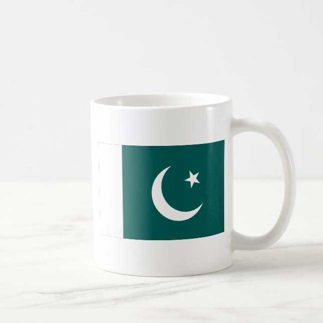 Pakistan flagga kaffemugg (Höger)