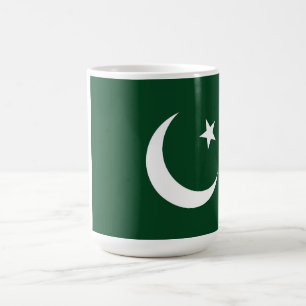Pakistan flagga kaffemugg