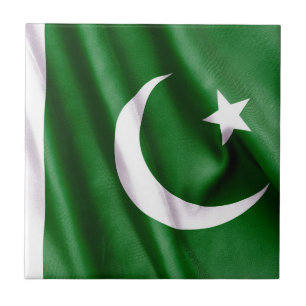 Pakistan Flagga Kakelplatta