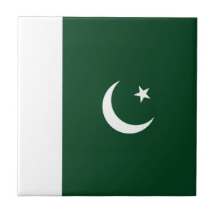 Pakistan flagga kakelplatta