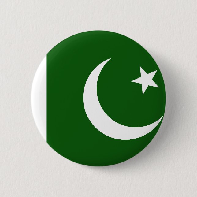 Pakistan flagga knapp (Framsida)