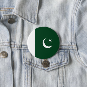 Pakistan flagga knapp