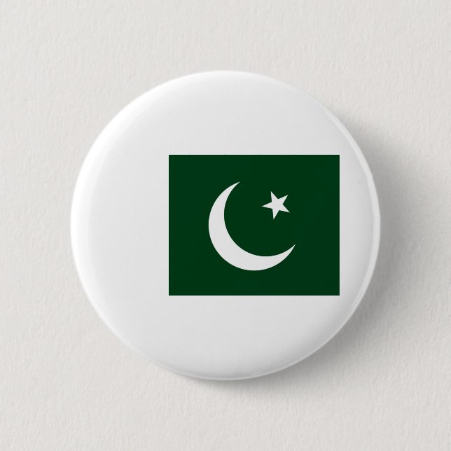 Pakistan Flagga Knapp (Framsida)