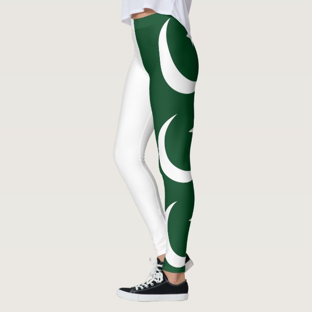 Pakistan Flagga Leggings (Vänster)