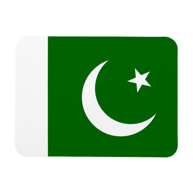 Pakistan Flagga Magnet (Horisontell)