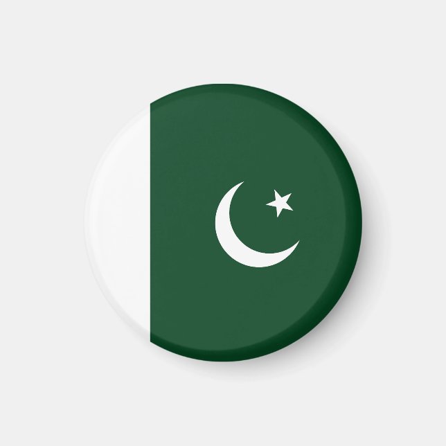 Pakistan flagga magnet (Framsidan)