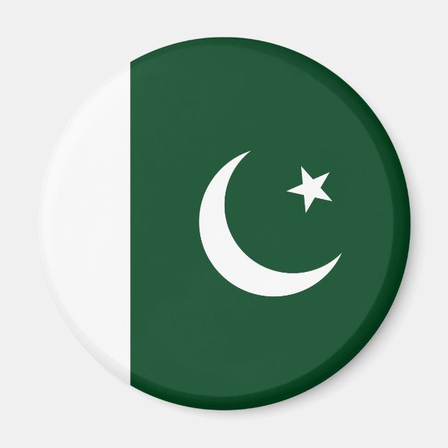 Pakistan Flagga Magnet (Framsidan)