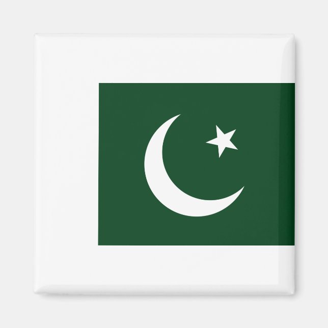 Pakistan Flagga Magnet (Framsidan)