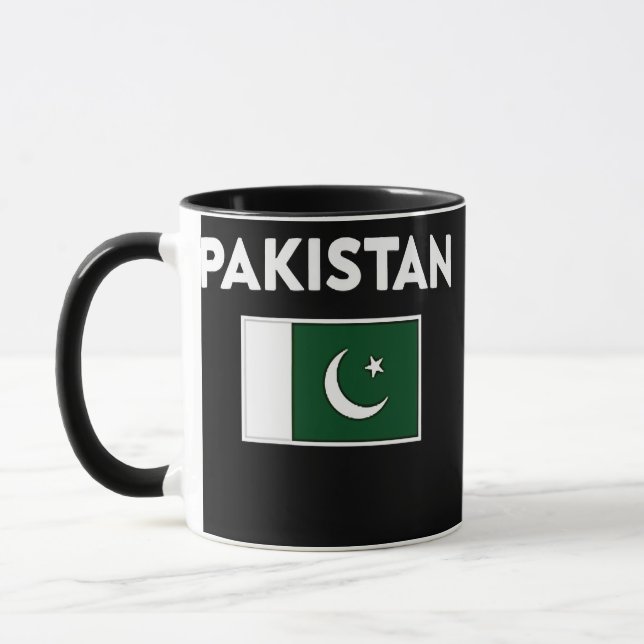 Pakistan Flagga Mugg (Vänster)