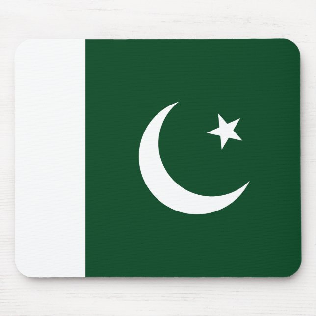 Pakistan Flagga Musmatta (Framsidan)