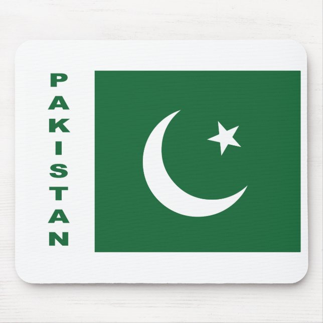 Pakistan Flagga Musmatta (Framsidan)