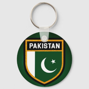 Pakistan flagga nyckelring