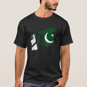 Pakistan Flagga Pakistan Cricket Fläkt Player Coac T Shirt